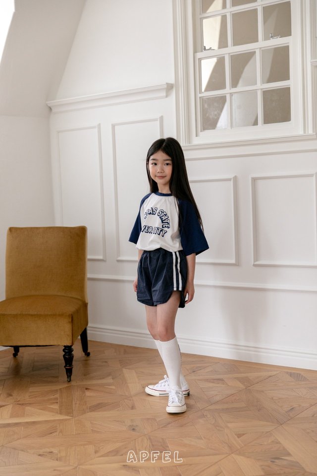 Apfel - Korean Children Fashion - #kidsstore - Tape Shorts - 4