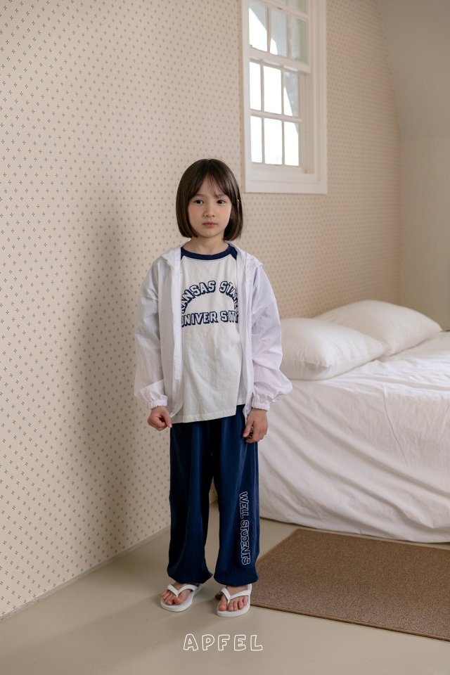 Apfel - Korean Children Fashion - #prettylittlegirls - Half Moon Raglan Tee - 12