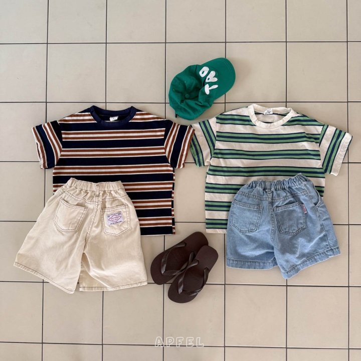 Apfel - Korean Children Fashion - #stylishchildhood - Simple Denim Pants - 2