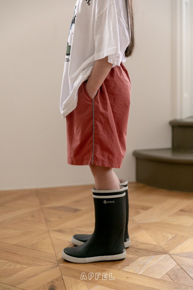 Apfel - Korean Children Fashion - #todddlerfashion - Rope Bermuda Shorts - 2