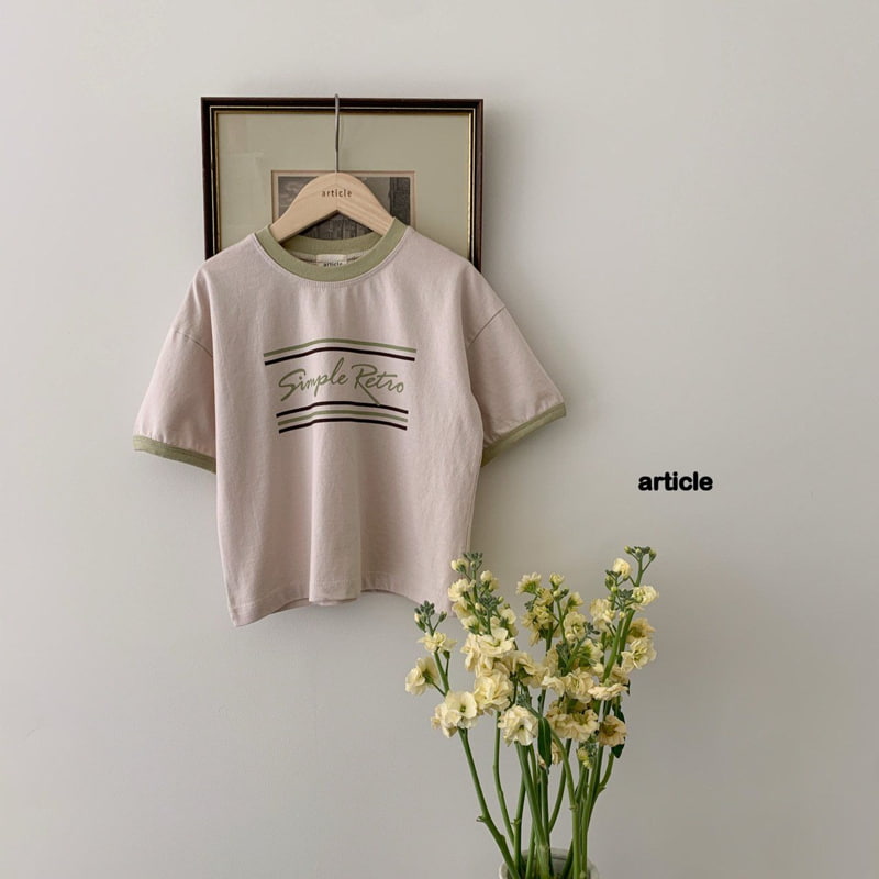 Article - Korean Children Fashion - #Kfashion4kids - Simple Tee - 3