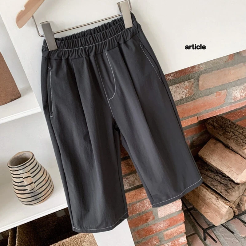 Article - Korean Children Fashion - #childofig - Cool Stitch Span Pants - 5
