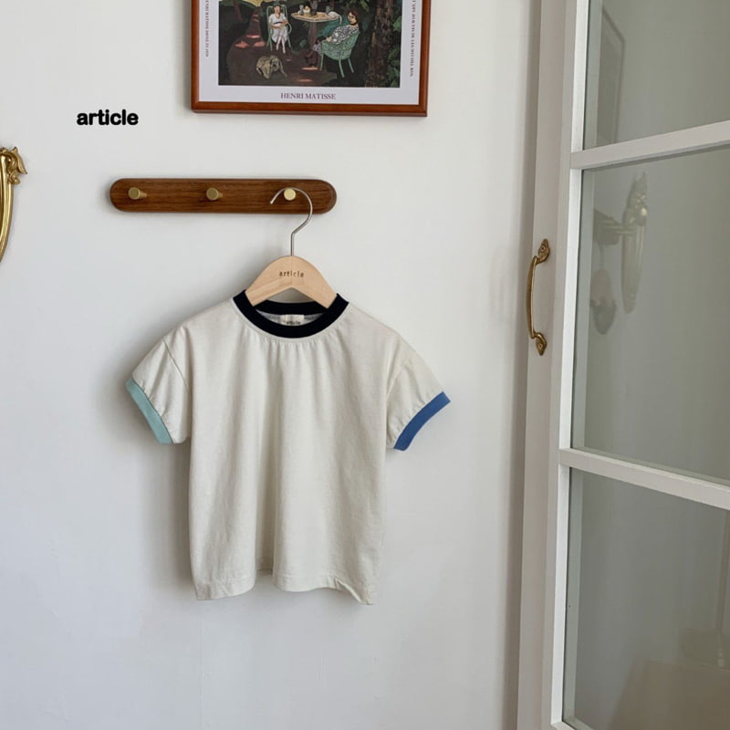 Article - Korean Children Fashion - #childofig - Block Tee
