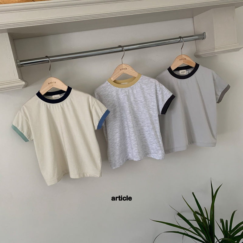 Article - Korean Children Fashion - #childrensboutique - Block Tee - 2