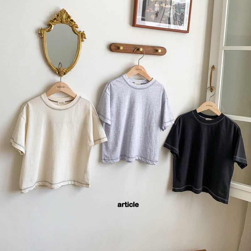 Article - Korean Children Fashion - #childrensboutique - Ring Stitch Tee