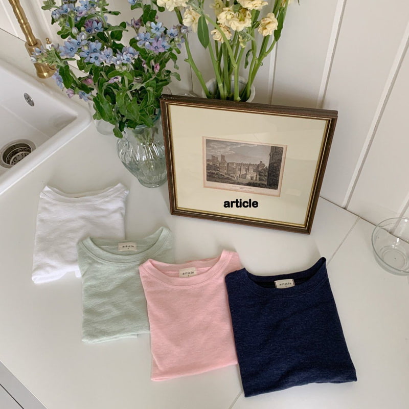 Article - Korean Children Fashion - #childrensboutique - Linen Tee - 7