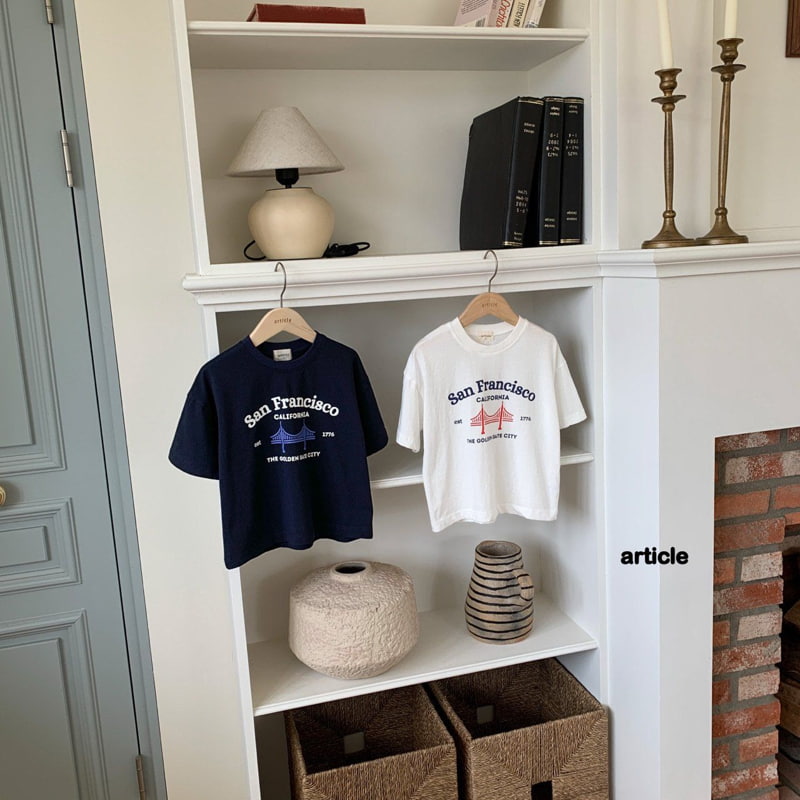 Article - Korean Children Fashion - #designkidswear - San Francisco Tee - 6