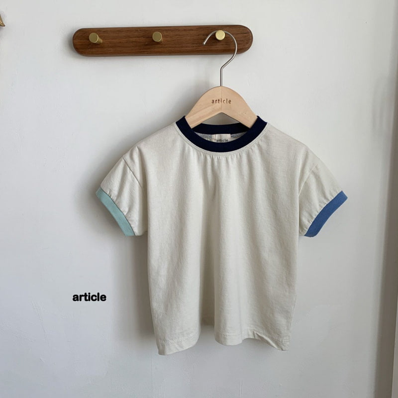 Article - Korean Children Fashion - #designkidswear - Block Tee - 3