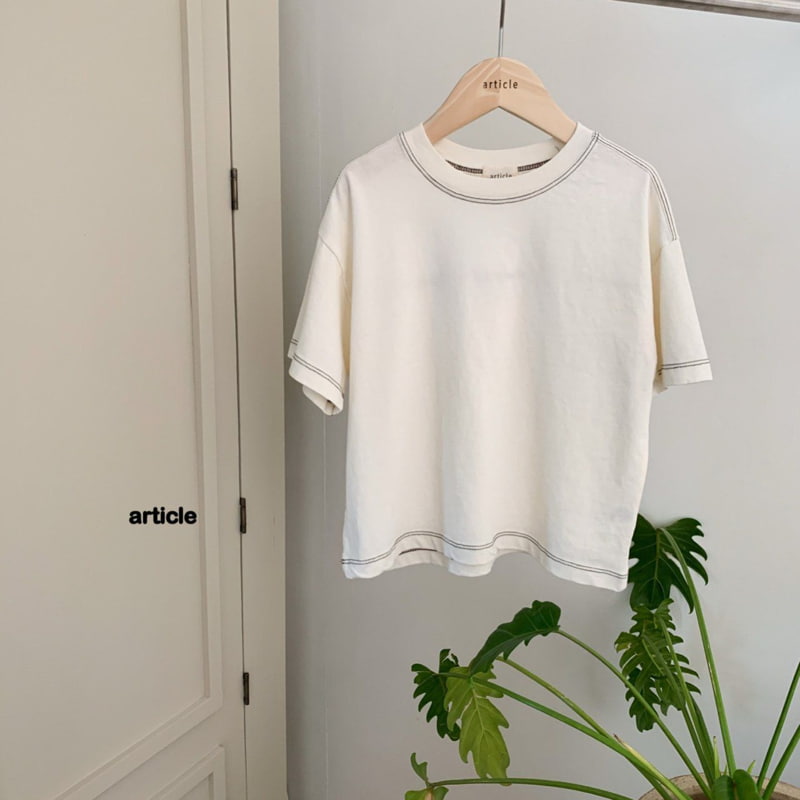 Article - Korean Children Fashion - #designkidswear - Ring Stitch Tee - 2