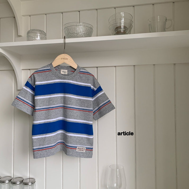 Article - Korean Children Fashion - #designkidswear - Sienne Stripe Tee - 7