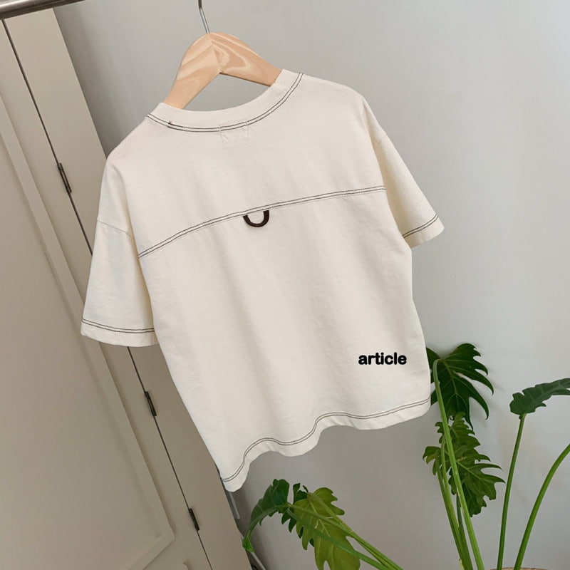 Article - Korean Children Fashion - #discoveringself - Ring Stitch Tee - 3