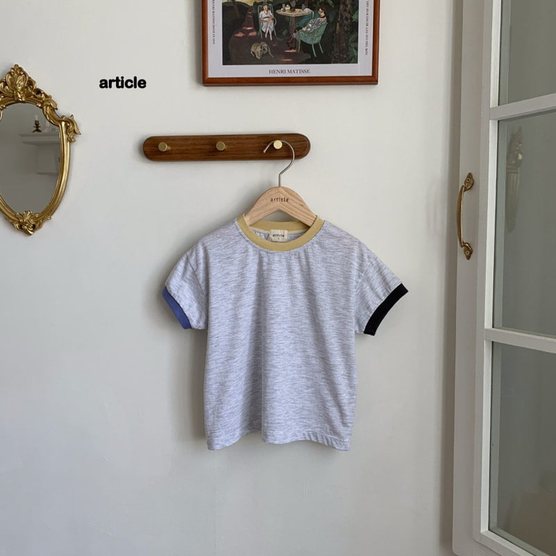 Article - Korean Children Fashion - #fashionkids - Block Tee - 5