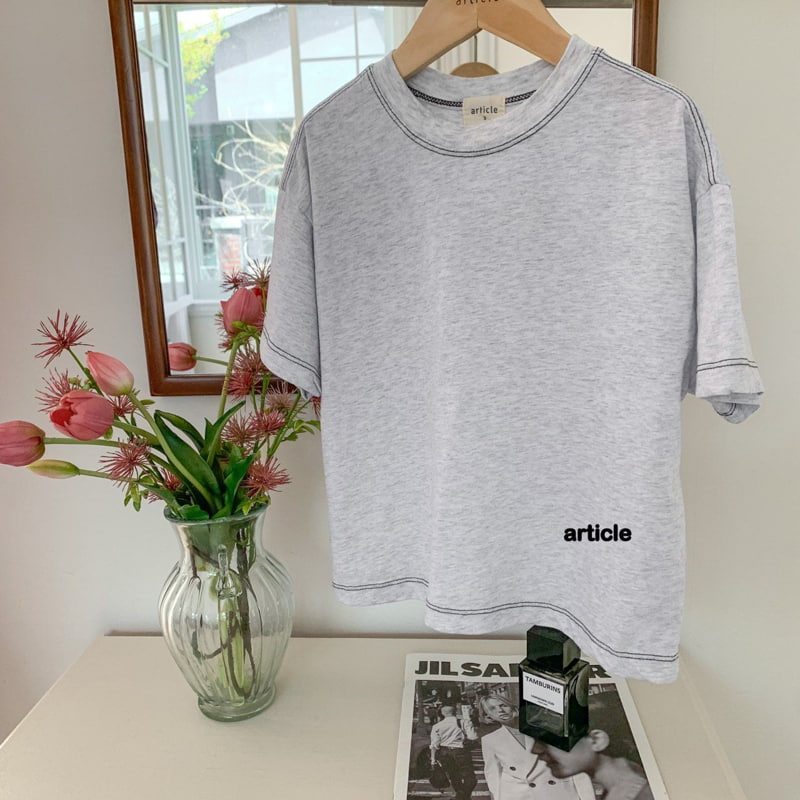Article - Korean Children Fashion - #discoveringself - Ring Stitch Tee - 4
