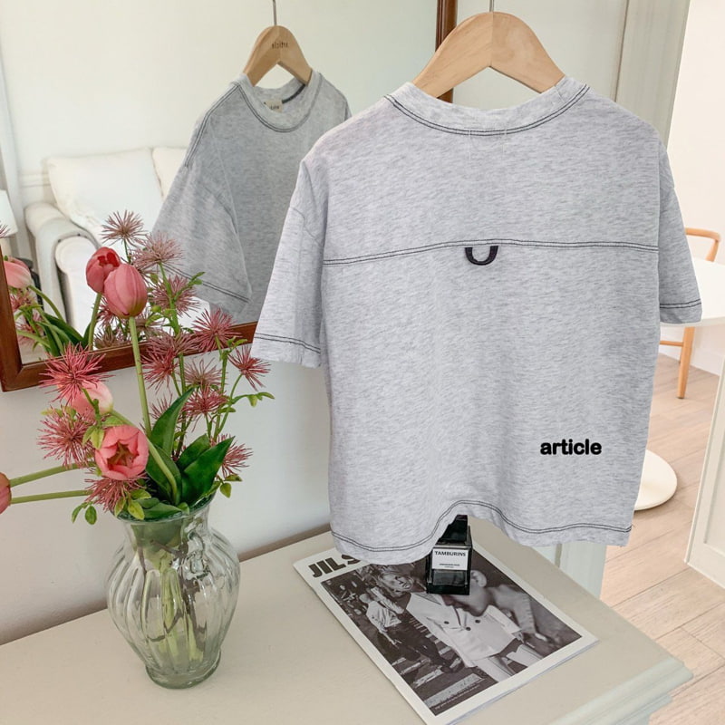 Article - Korean Children Fashion - #kidsshorts - Ring Stitch Tee - 5