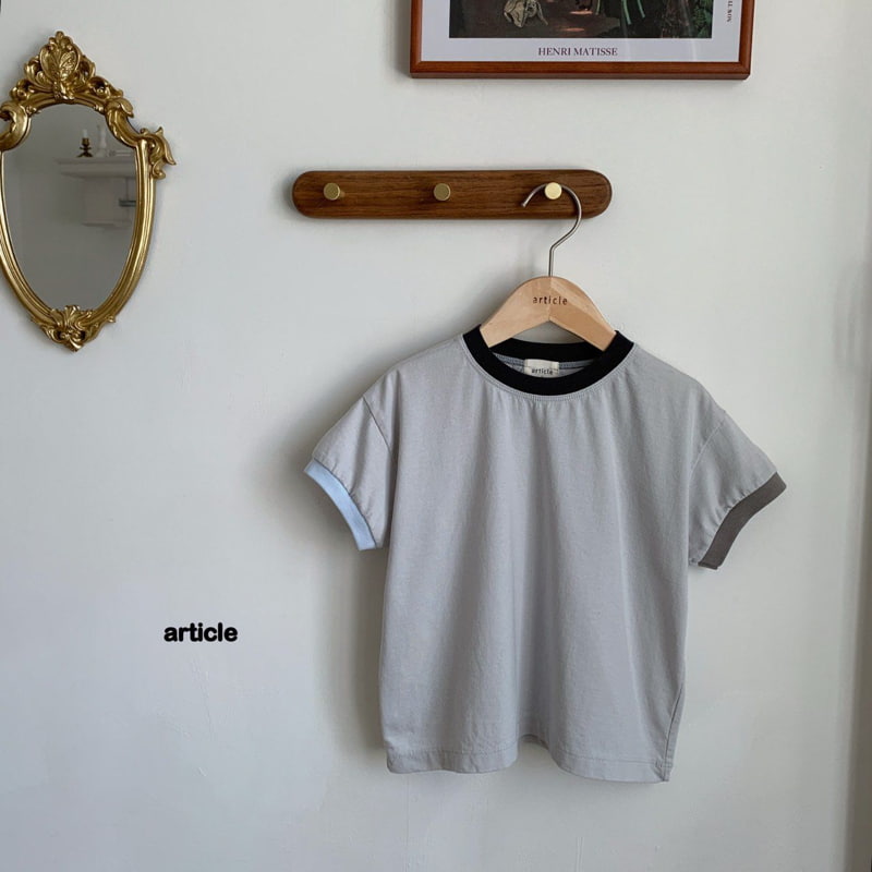 Article - Korean Children Fashion - #kidsstore - Block Tee - 7