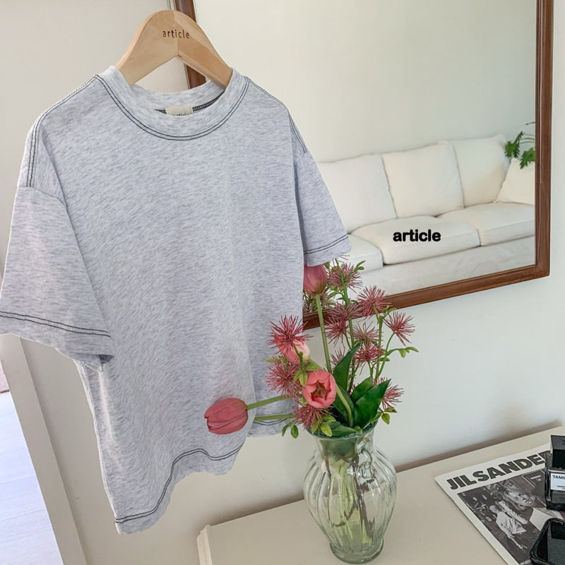 Article - Korean Children Fashion - #kidsstore - Ring Stitch Tee - 6