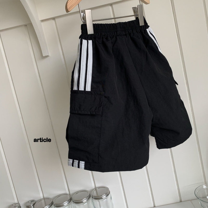Article - Korean Children Fashion - #kidsstore - Rasel Cargo Bermuda Pants - 5