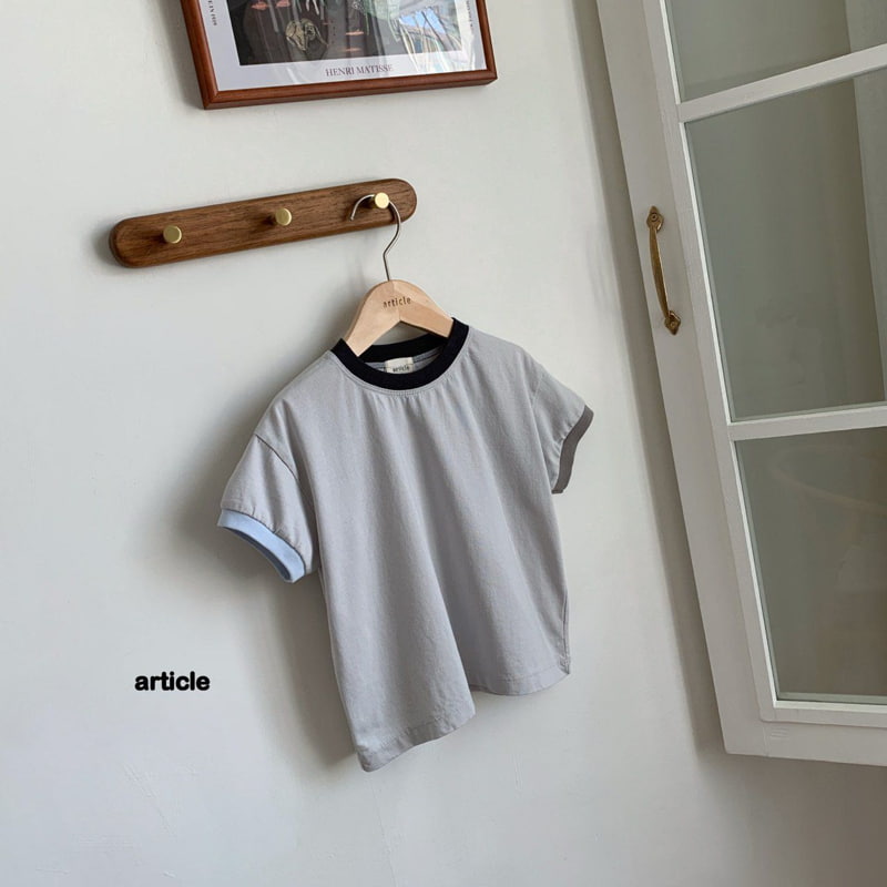Article - Korean Children Fashion - #kidzfashiontrend - Block Tee - 8