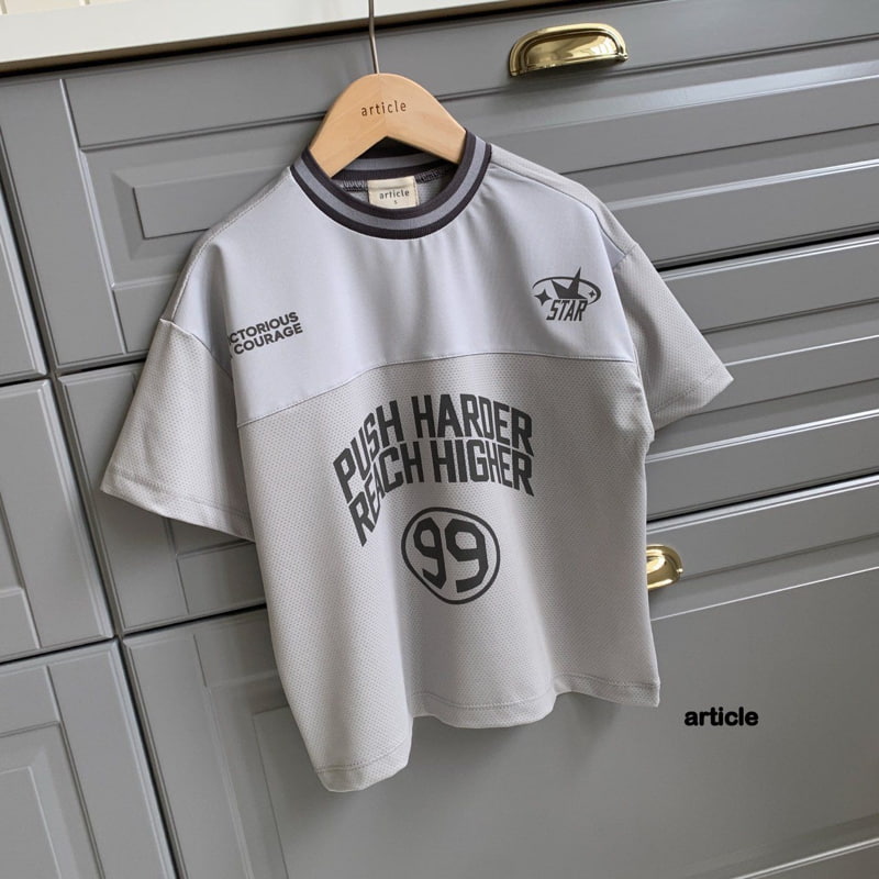 Article - Korean Children Fashion - #kidsstore - Mesh Sport Tee - 4