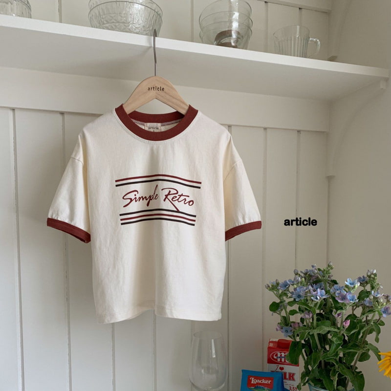 Article - Korean Children Fashion - #kidzfashiontrend - Simple Tee - 2