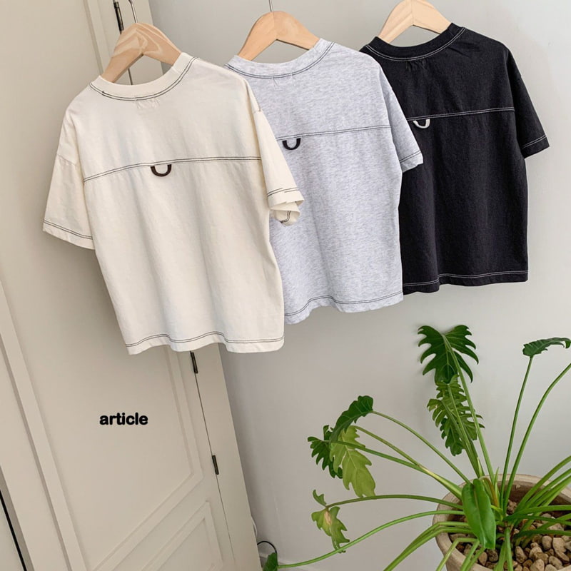 Article - Korean Children Fashion - #littlefashionista - Ring Stitch Tee - 9