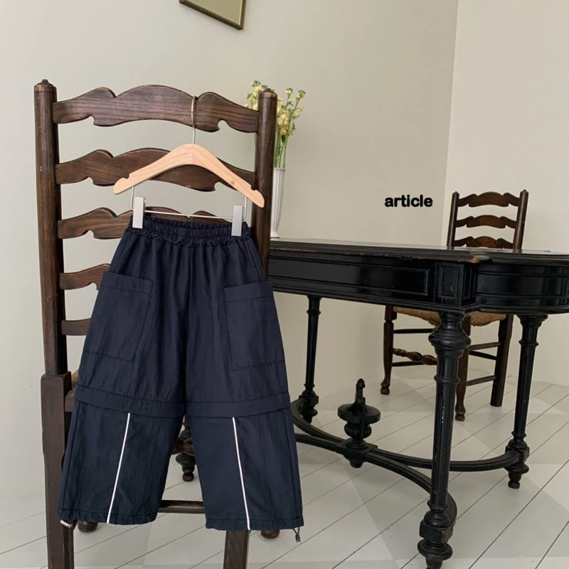 Article - Korean Children Fashion - #littlefashionista - Two-way Pants - 7