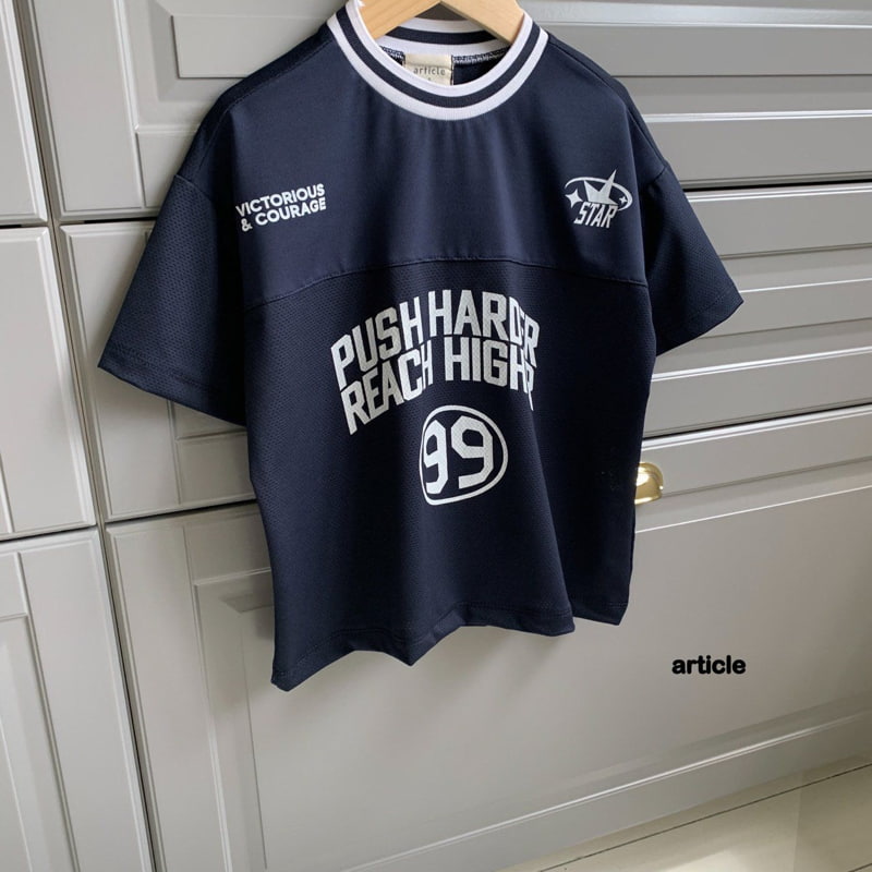 Article - Korean Children Fashion - #littlefashionista - Mesh Sport Tee - 6