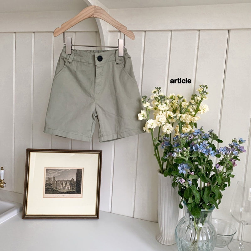 Article - Korean Children Fashion - #littlefashionista - Pocket Shorts - 3