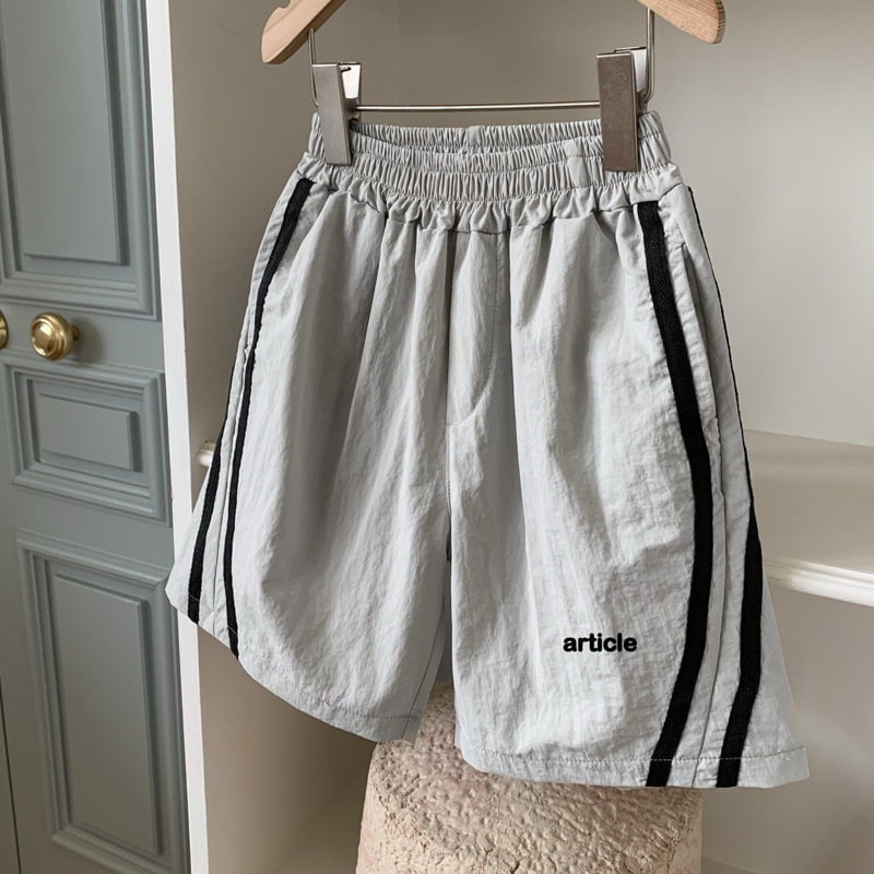 Article - Korean Children Fashion - #magicofchildhood - Curve Track Shorts - 3