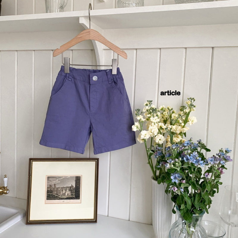 Article - Korean Children Fashion - #littlefashionista - Pocket Shorts - 4