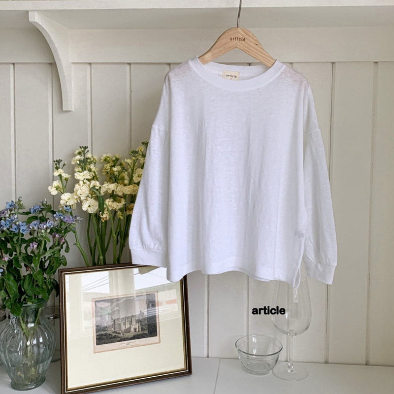 Article - Korean Children Fashion - #magicofchildhood - Linen Tee - 2