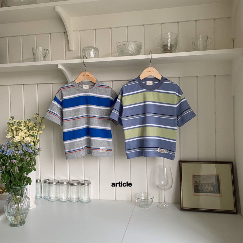 Article - Korean Children Fashion - #magicofchildhood - Sienne Stripe Tee