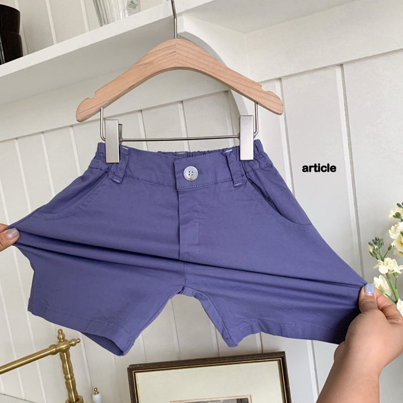 Article - Korean Children Fashion - #minifashionista - Pocket Shorts - 5