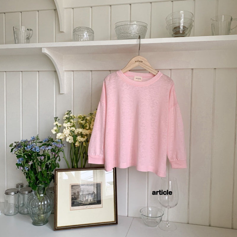 Article - Korean Children Fashion - #minifashionista - Linen Tee - 3