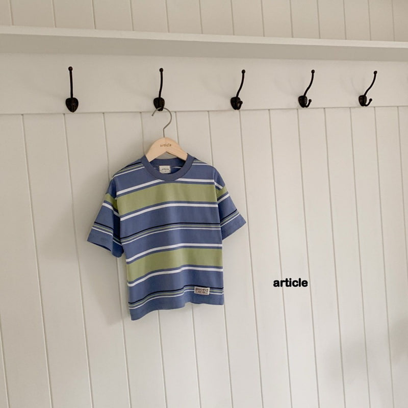 Article - Korean Children Fashion - #minifashionista - Sienne Stripe Tee - 2