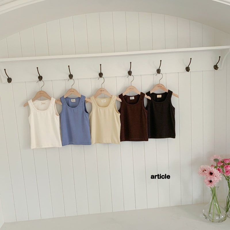 Article - Korean Children Fashion - #prettylittlegirls - Water Sleeveless - 8