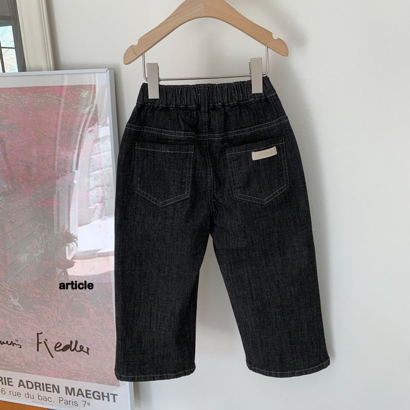 Article - Korean Children Fashion - #prettylittlegirls - Barrel Cool Denim Pants - 6