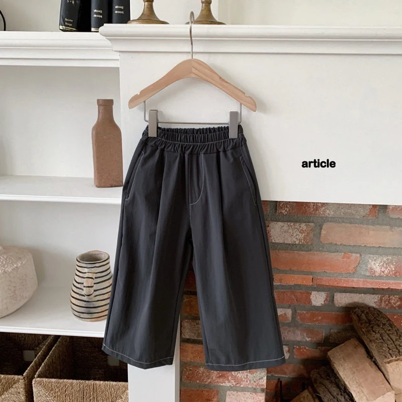 Article - Korean Children Fashion - #toddlerclothing - Cool Stitch Span Pants - 4