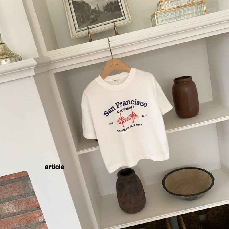 Article - Korean Children Fashion - #stylishchildhood - San Francisco Tee - 3