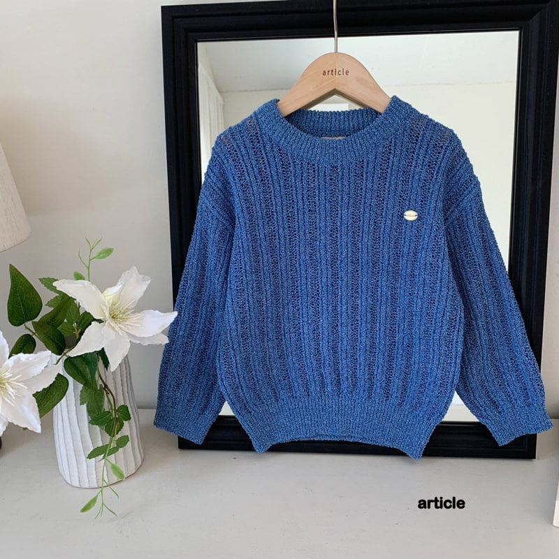Article - Korean Children Fashion - #stylishchildhood - Linen Summer Knit - 2