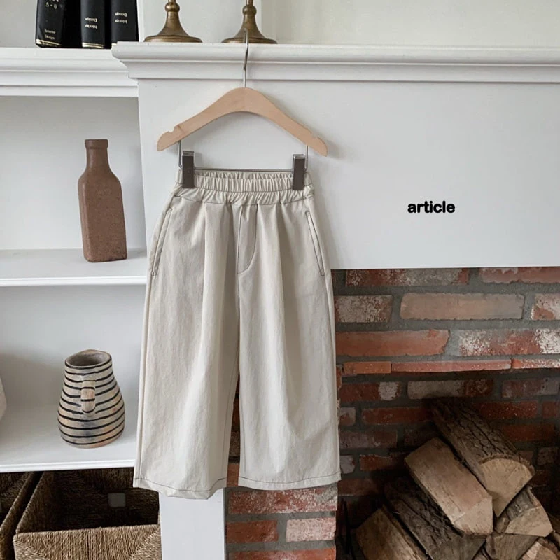 Article - Korean Children Fashion - #todddlerfashion - Cool Stitch Span Pants - 2