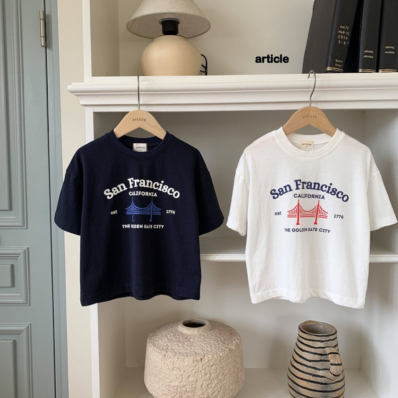 Article - Korean Children Fashion - #todddlerfashion - San Francisco Tee
