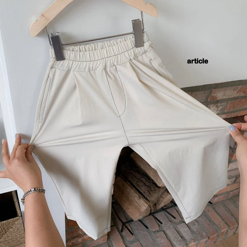 Article - Korean Children Fashion - #toddlerclothing - Cool Stitch Span Pants - 3