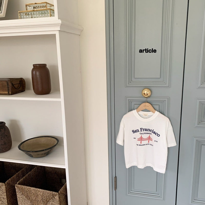 Article - Korean Children Fashion - #toddlerclothing - San Francisco Tee - 2