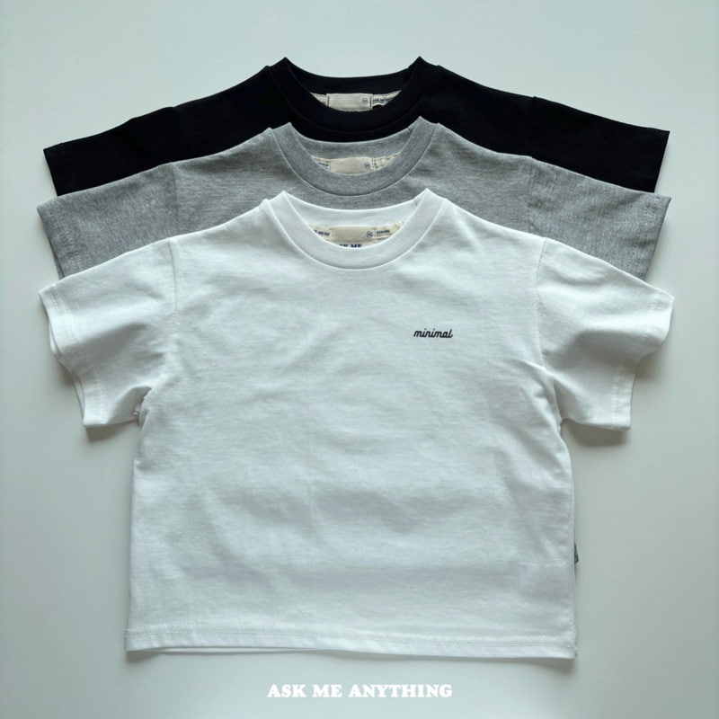 Ask Me Anything - Korean Children Fashion - #Kfashion4kids - Mini Box Tee