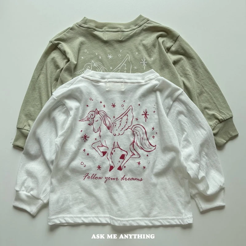 Ask Me Anything - Korean Children Fashion - #childrensboutique - Unicorn Tee
