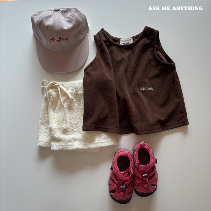 Ask Me Anything - Korean Children Fashion - #prettylittlegirls - Sugar Terry Sleeveless Tee - 7