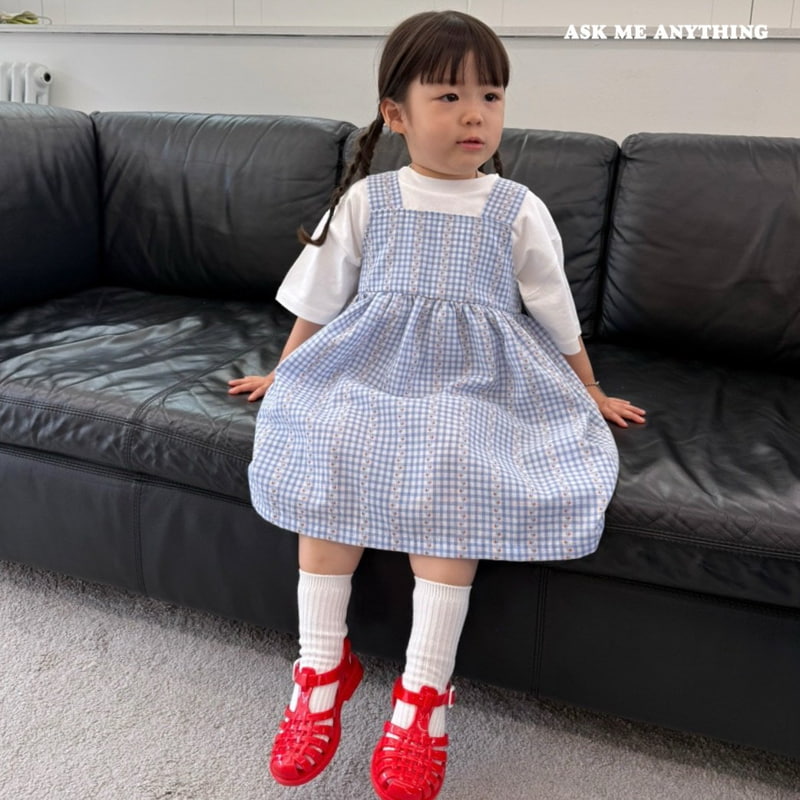 Ask Me Anything - Korean Children Fashion - #toddlerclothing - Back Ribbon Dress - 4