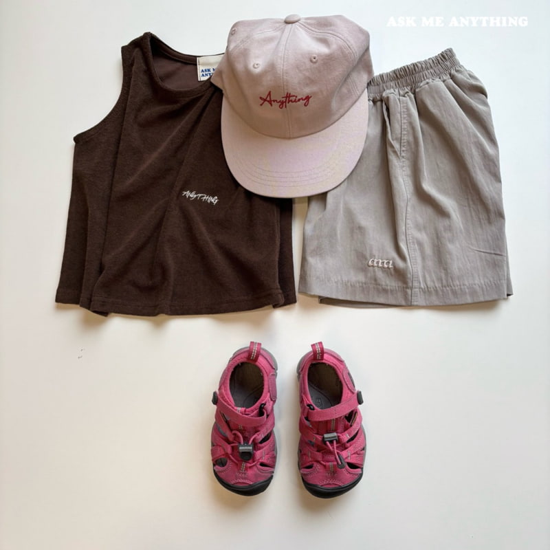 Ask Me Anything - Korean Children Fashion - #toddlerclothing - Sugar Terry Sleeveless Tee - 9