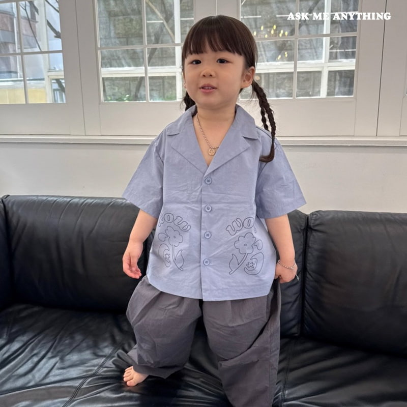 Ask Me Anything - Korean Children Fashion - #toddlerclothing - Wow Shirt - 8